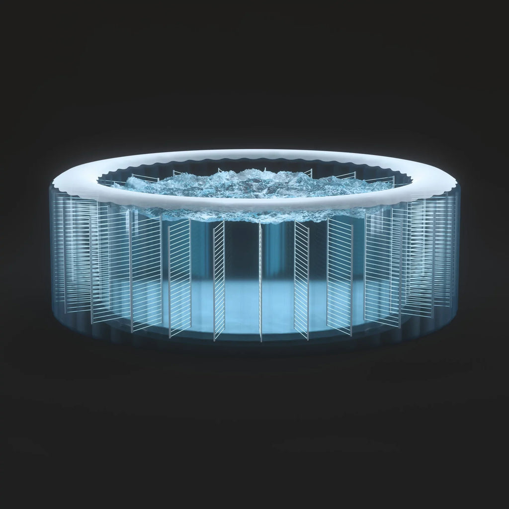 Intex PureSpa Plus Inflatable Bubble Jet Spa & Replacement Filters (8 Pack)