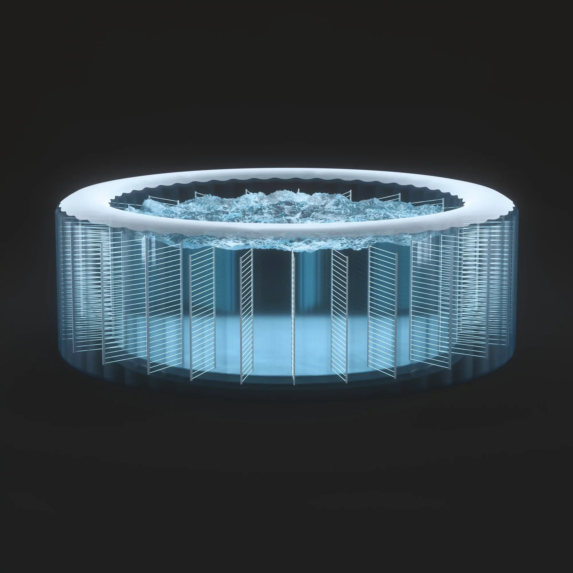 Intex PureSpa Plus Inflatable Bubble Jet Spa & Replacement Filters (8 Pack)