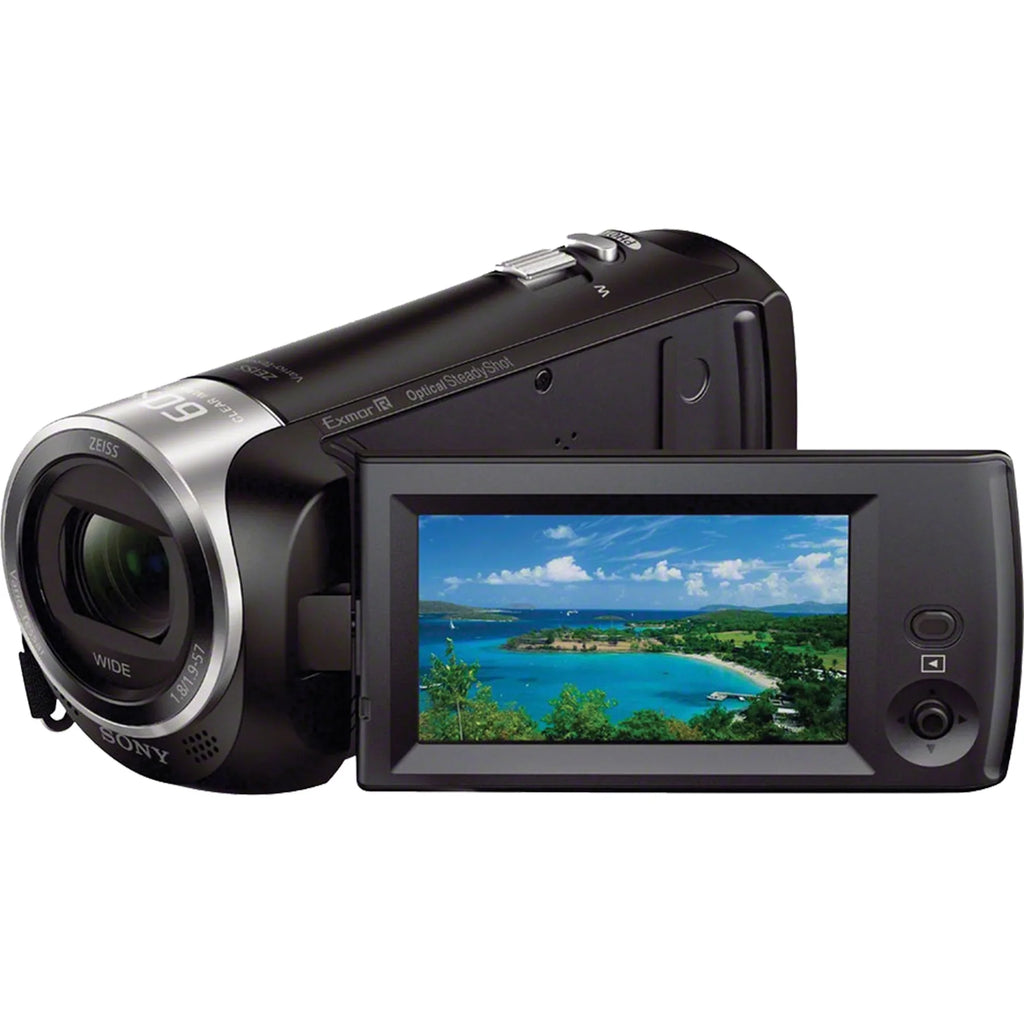 Sony -CX405  Handycam Camcorder Video Recording with Tripod + Cleaning Pen + ZeeTech Accessory Bundle