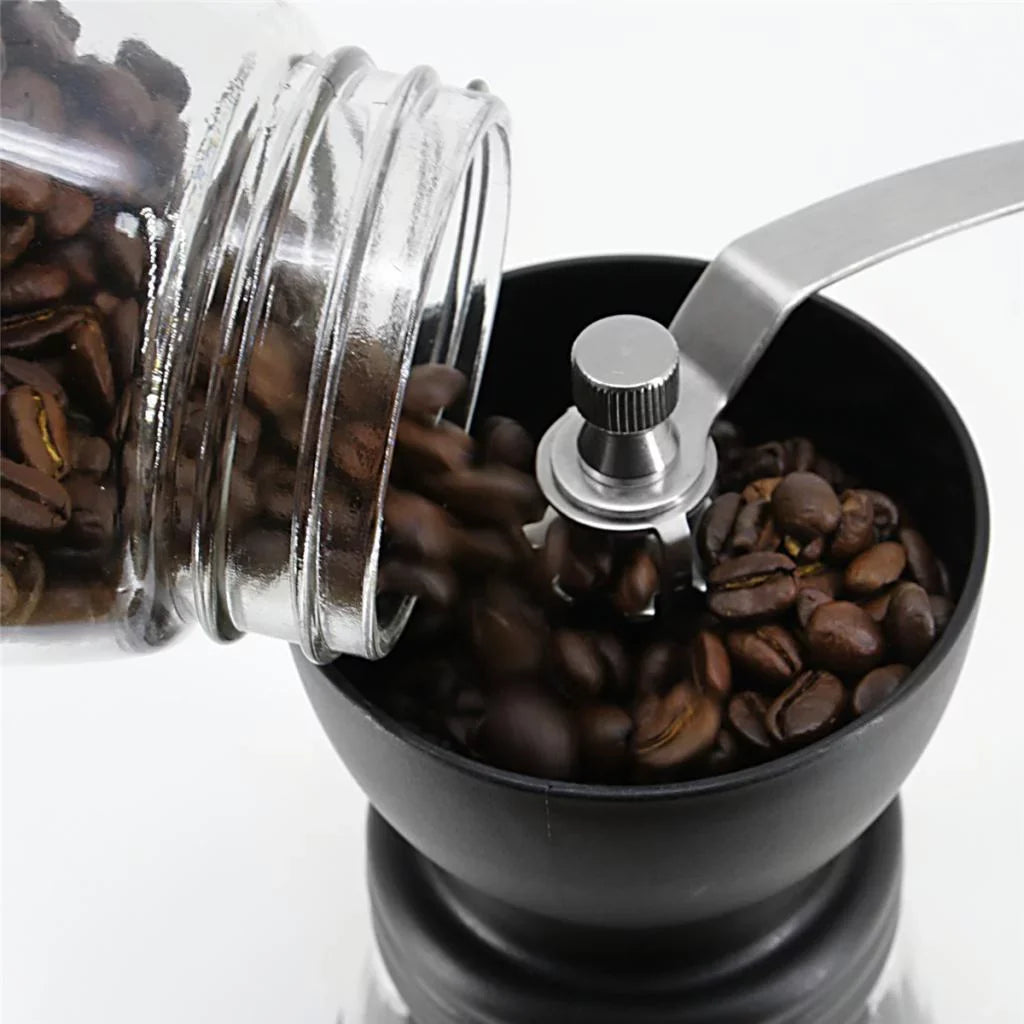 Washable Coffee Bean Mill Practical Nuts Milling Machine easy to use Black