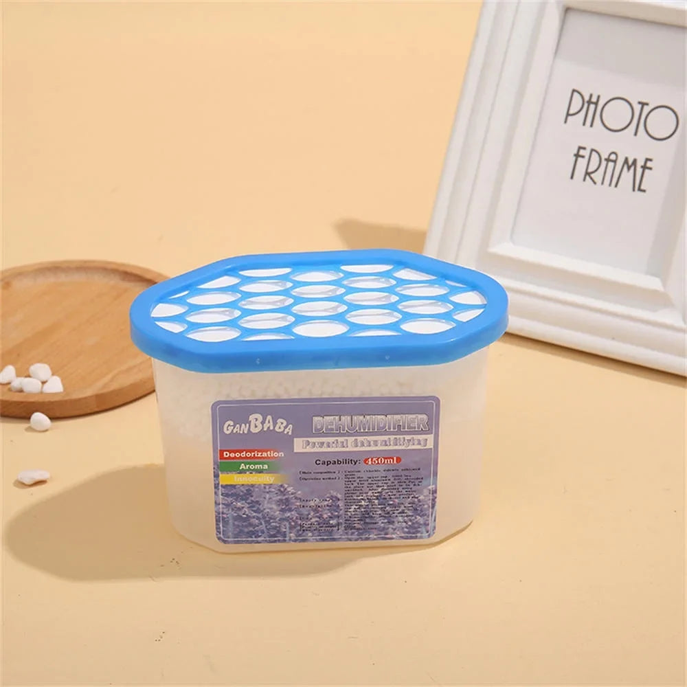 5pc 500ml Dehumidifier Internal Moisture-Proof Mold Remover Moisture-Absorbing Moisture-Proof Dehumidifier Wardrobe Room Desiccant Moisture Absorption Box