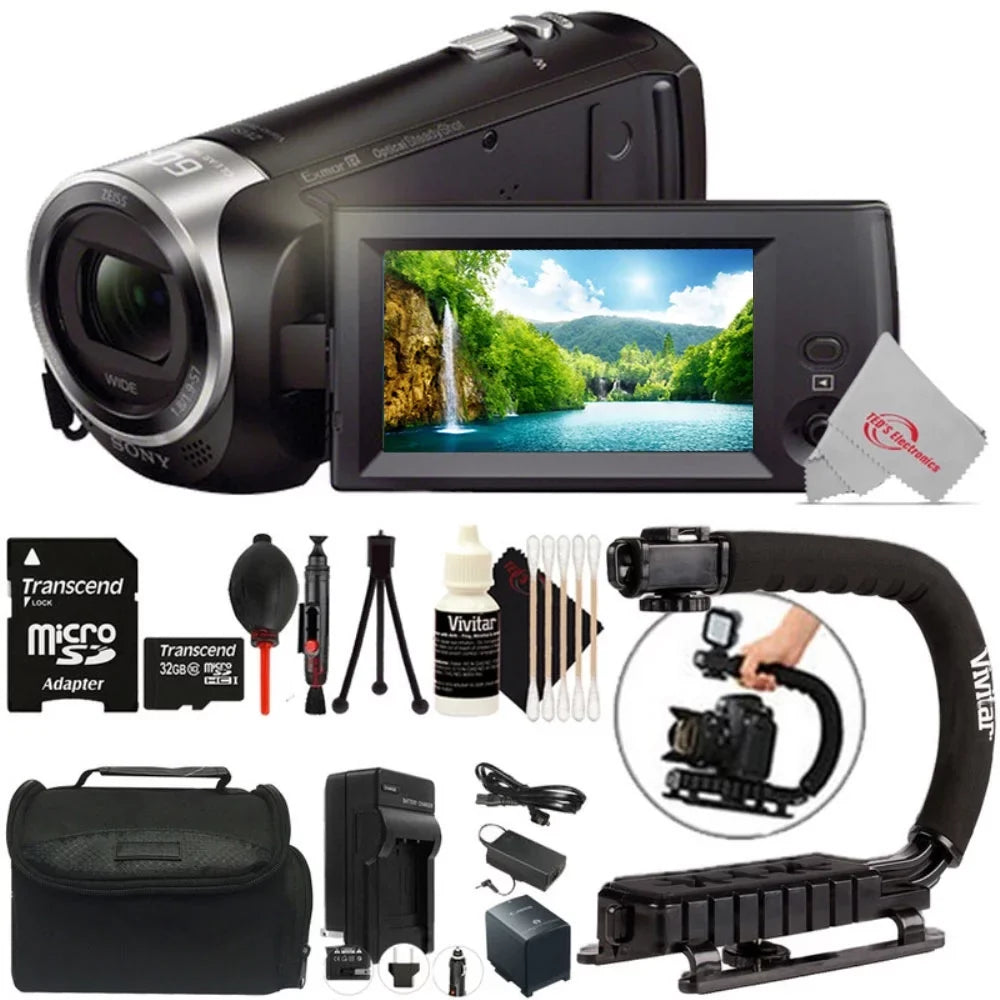 Teds  -CX405  Handycam Camcorder Top Accessory Bundle