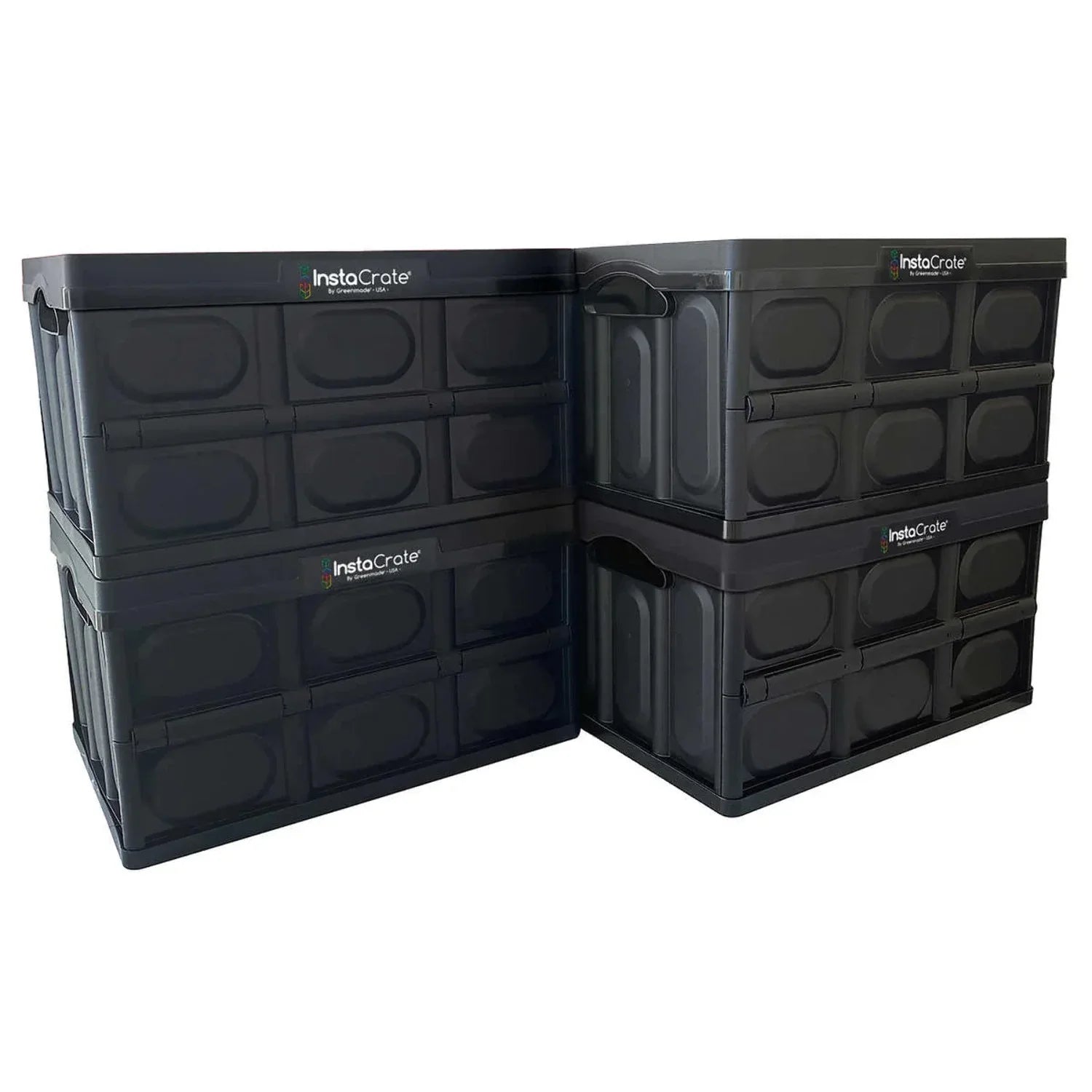 Greenmade InstaCrate Collapsible Storage Bins, 4-pack