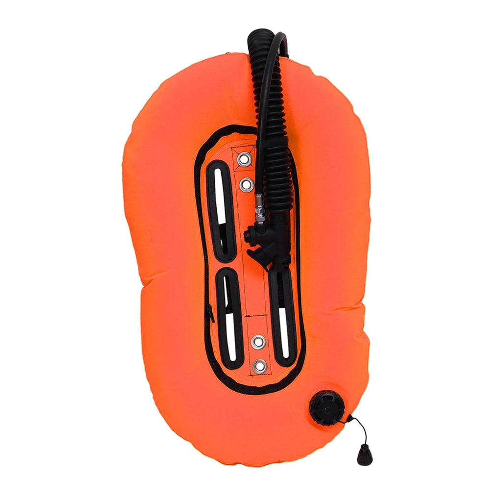 harayaa Diving Snorkeling Donut Wing Single Tank Scuba  Set for Freediving Diving Orange