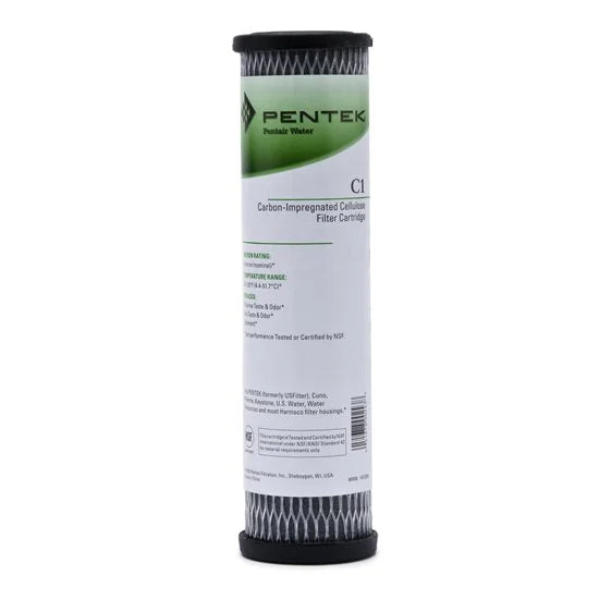 Package Of 4 Pentek C-1 Carbon Water Filters 9.75" x 2.5"
