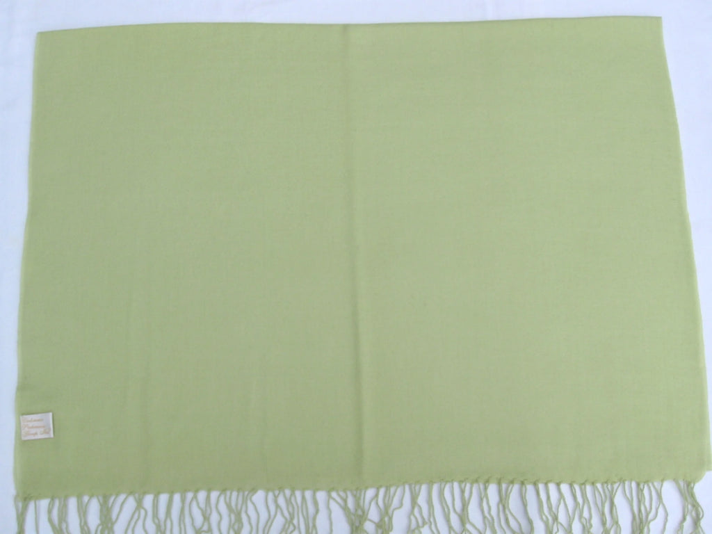 Shawl/Shawls/Scarf/Scarves/Wrap/Stole/Muffler/Cape/Ruana/Blanket/Throw/Pashmina Shawl/Cashmere Scarf/Wool/Silk (Honey Dew Green Regular Shawl)