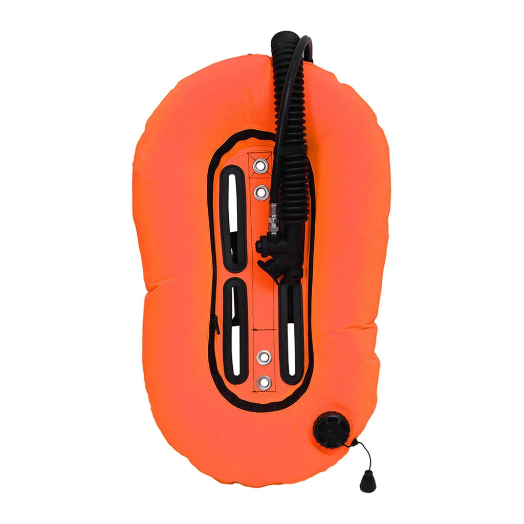 harayaa Diving Snorkeling Donut Wing Single Tank Scuba  Set for Freediving Diving Orange
