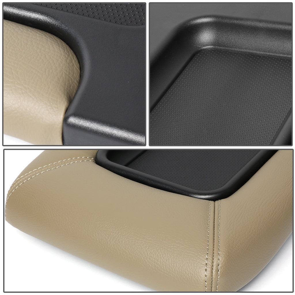 For 2001 to 2007 Silverado Sierra Escalade Pickup Truck Beige Armrest Center Console Lid Repair Kit Assembly 02 03 04 05 06