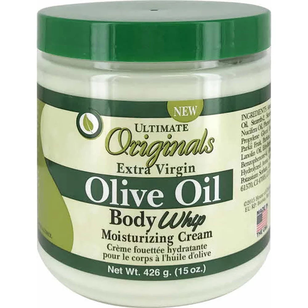 Africa's Best Ultimate Organic Olive Oil Body Whip Cream, 15 Oz., Pack of 12