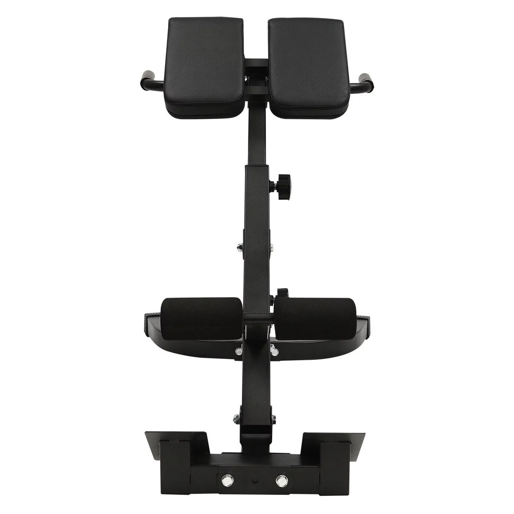 Multi-Functional Bench Roman Chair Back Extension Machine, Adjustable Hyperextension Bench - Hamstring Black 40.55*27.55*44.48 in