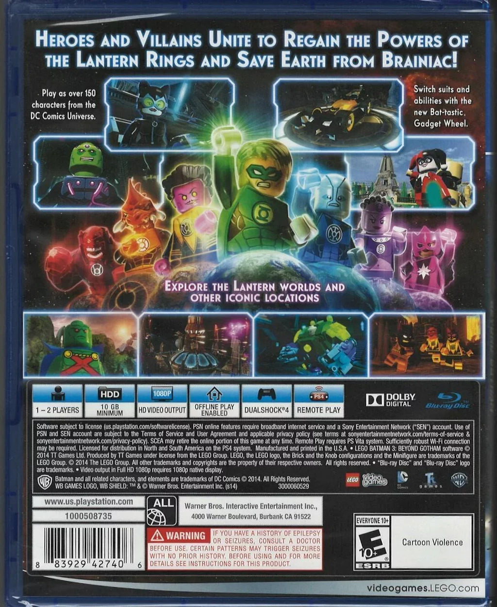 Batman 3: Beyond Gotham PS4 (Brand New Factory Sealed  Version) PlayStati-0883929427406