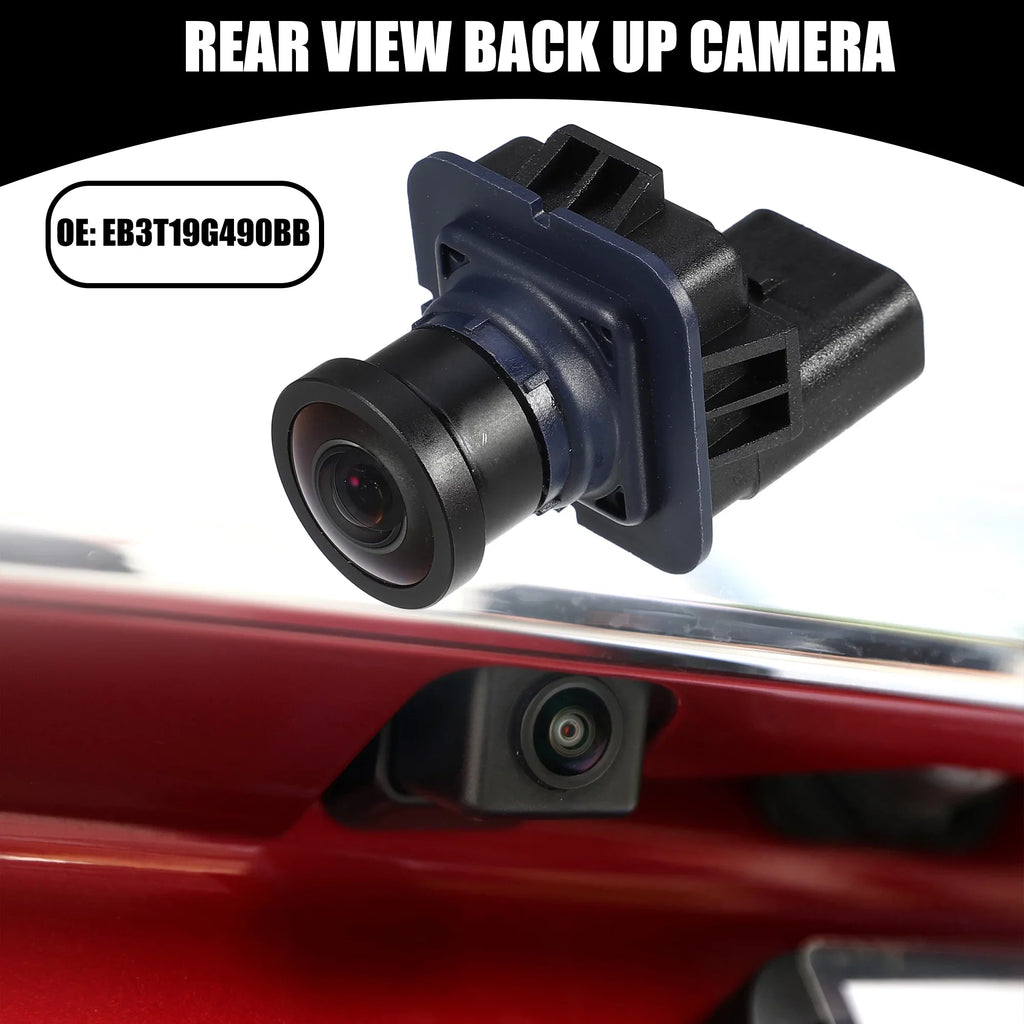 Car Rear View Back Up Camera No.EB3T19G490BB for Ford F-150 2011-2014 Plastic Black