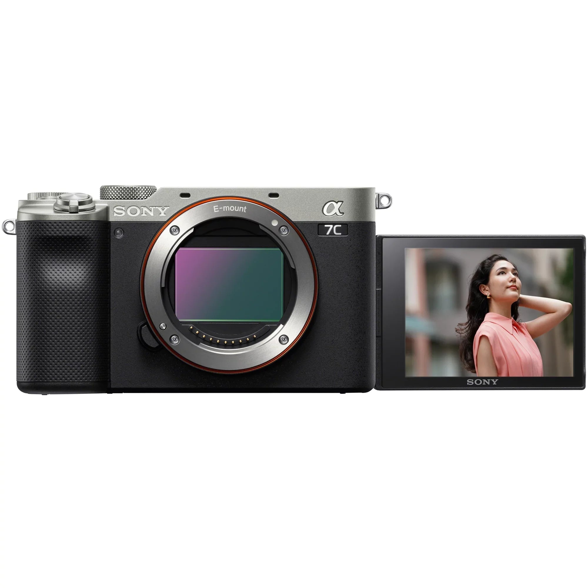 Sony a7C Mirrorless Full Frame Camera Body with Sony  20mm F1.8 G Lens SEL20F18G Silver ILCE7C/S Bundle with Deco Gear Photography Backpack Case , Software and Accessories