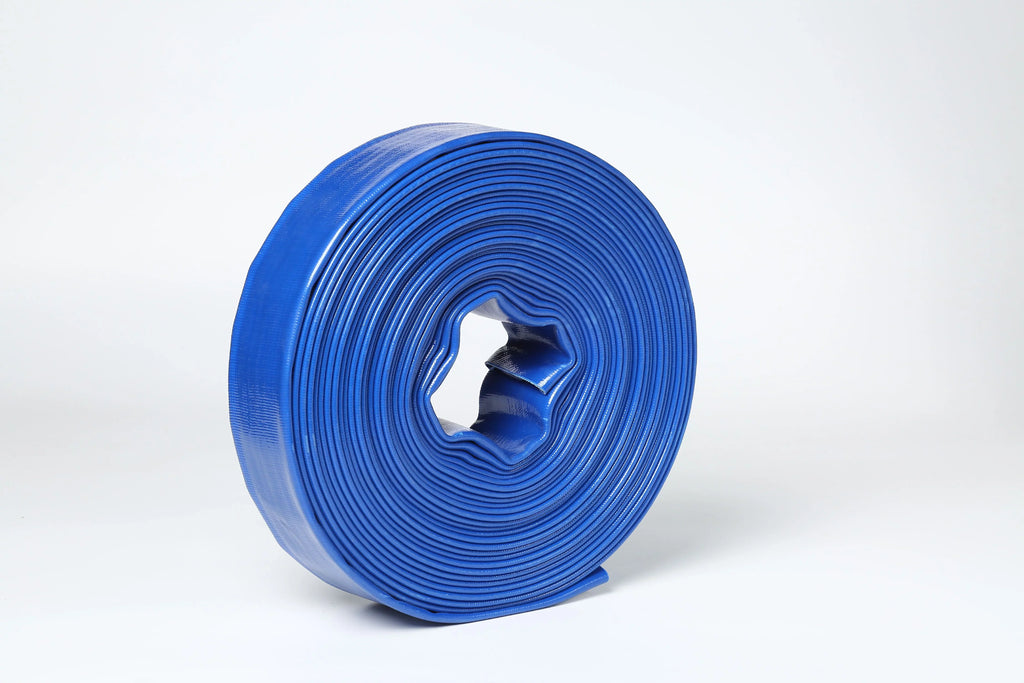 1.5" 1-1/2" In Dia x 100 ft Heavy Duty Flat Lay Sump Pump Discharge and Backwash  Hose 4 Bar (100)