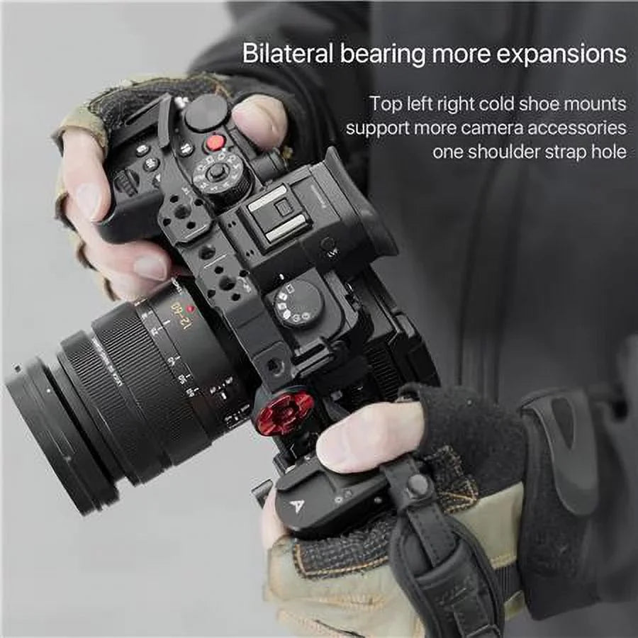 Full Camera Cage for Panasonic Lumix GH6, Black