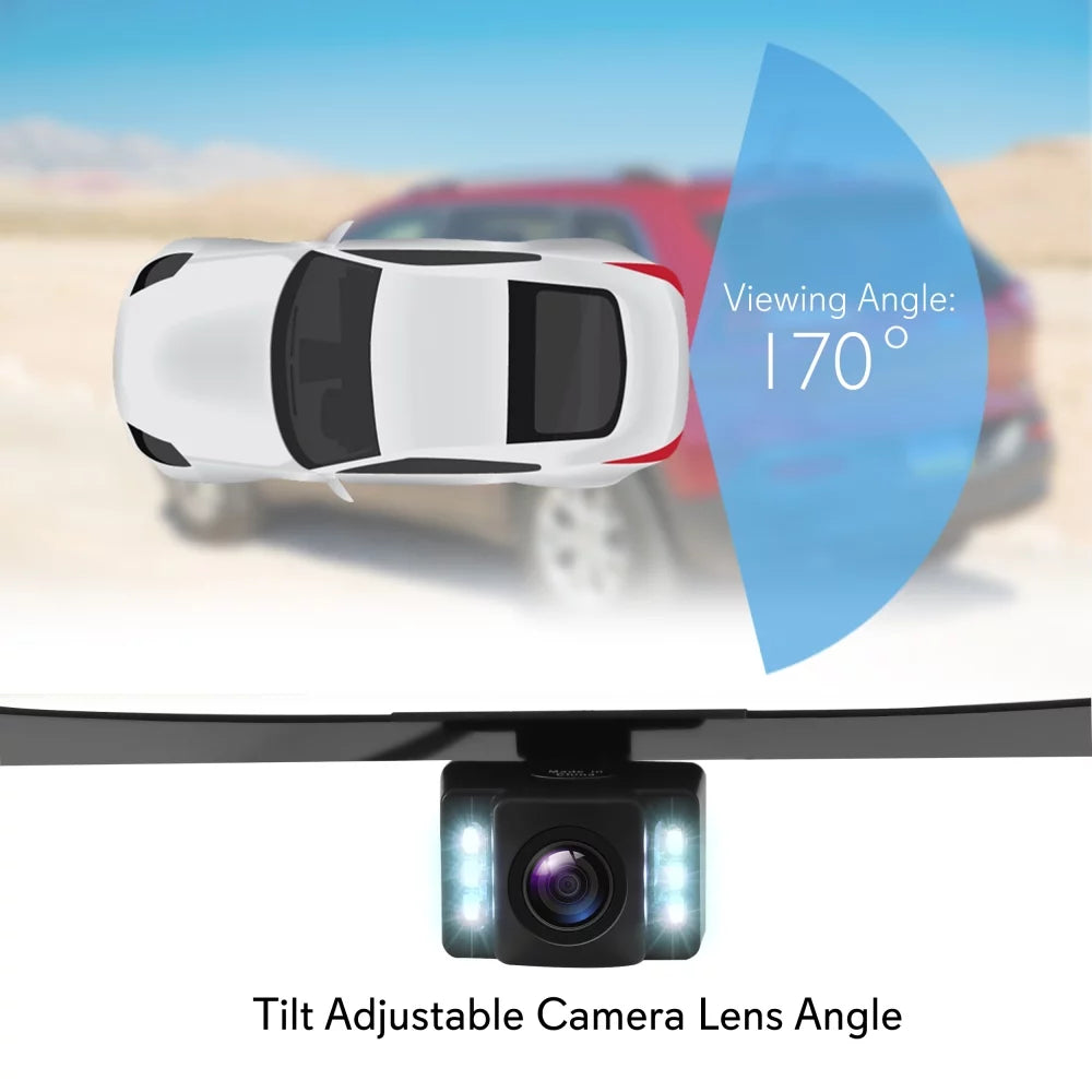 PLCM4590WIR - 2.4Ghz Rearview Mirror Monitor & Backup Camera System with Wireless Video Transmission, 4.3'' -inch Display Screen
