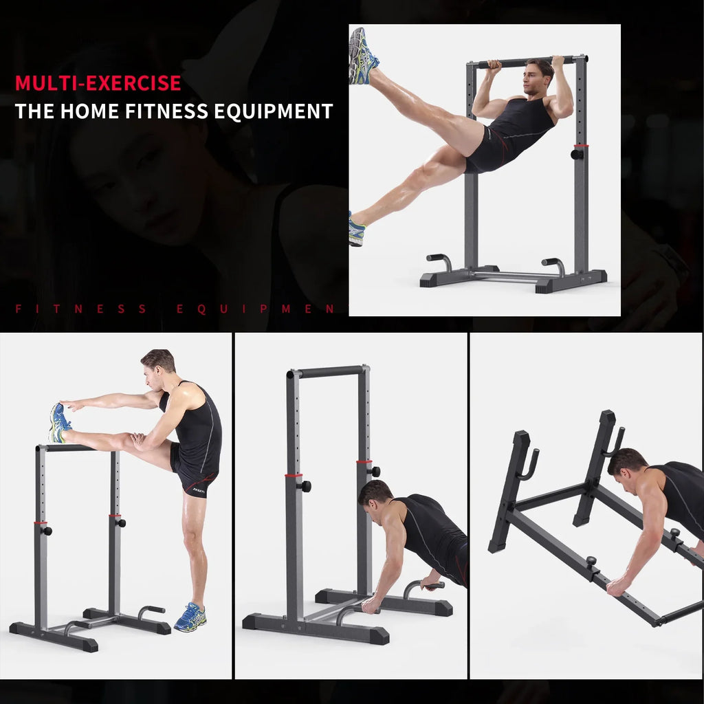Z  Dip Bar Station Set, 9 Level Adjustable, 1200lbs Heave Duty Dip Station for Full Body Workout Fitness,Functional Parallettes Bars