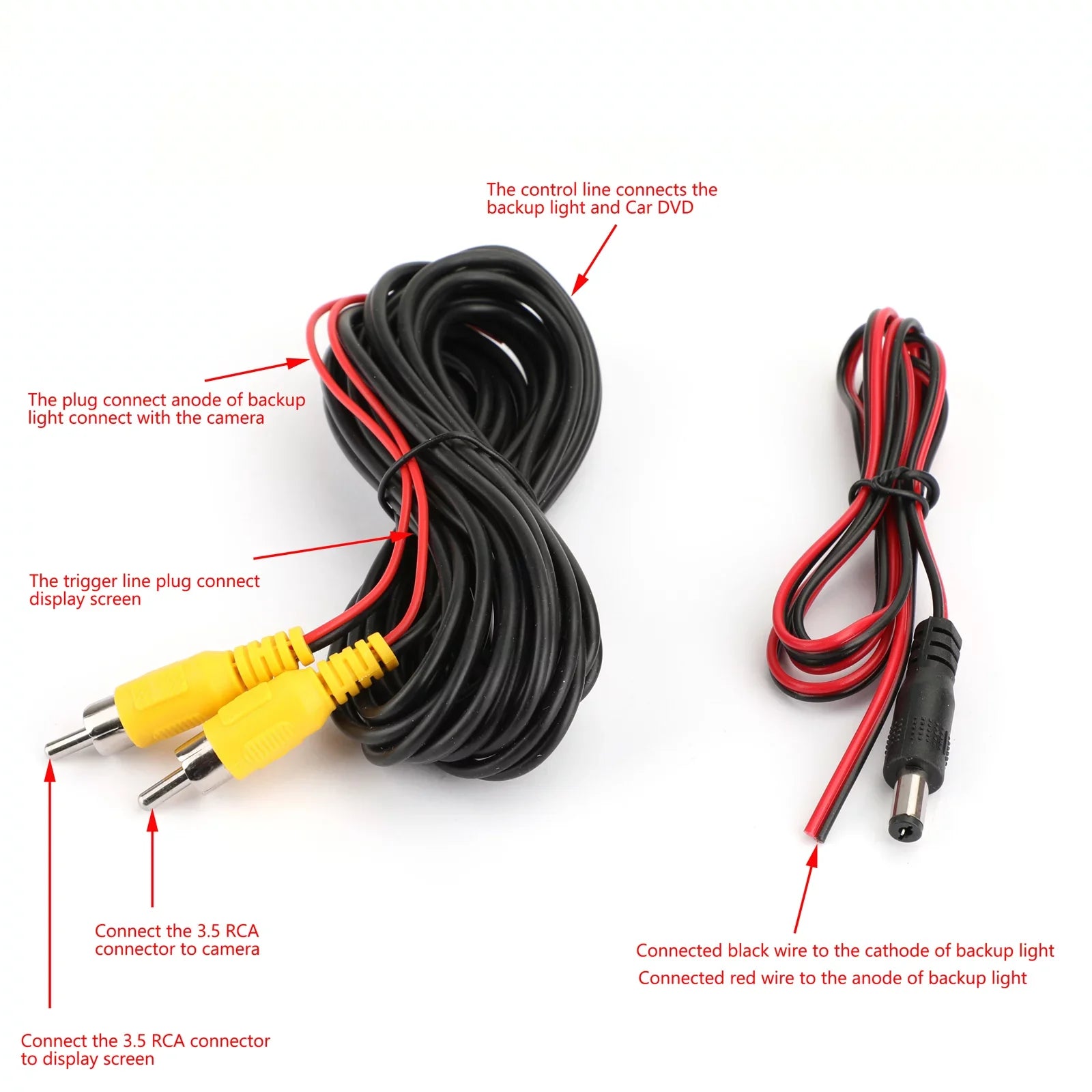 2.4GHz Wireless Video Transmitter and Receiver + 8LED Camera + Car Monitor Kit