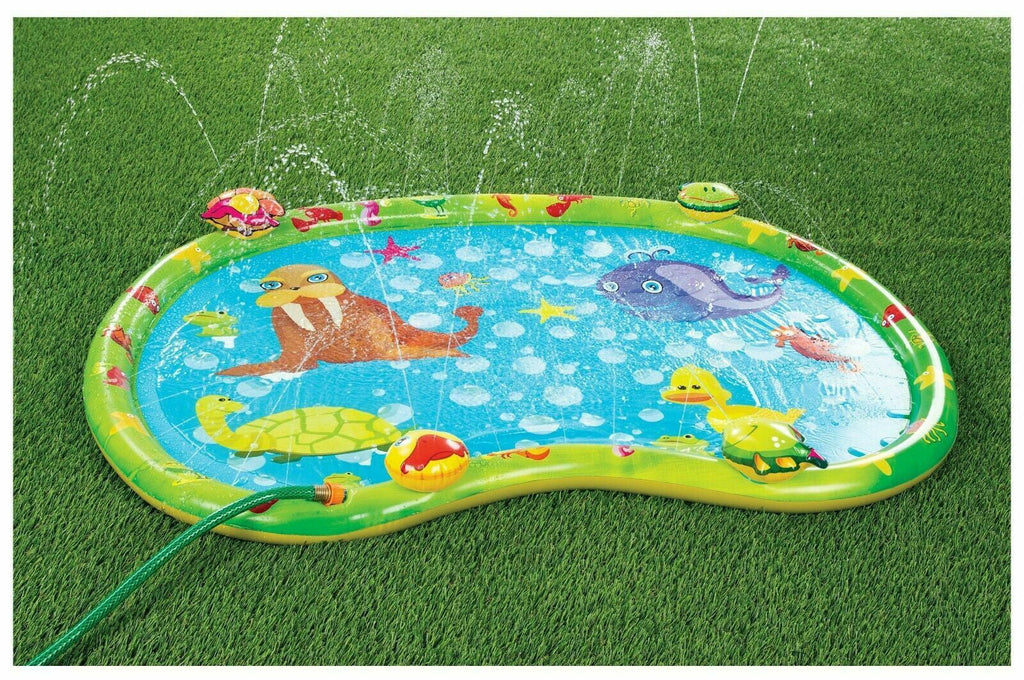 Sprinkler Splash Mat, Kids Pool, Outdoor Lawn Water Toys, Splash Pad, Wading Swimming Pool, Inflatable Splash Sprinkler Pad