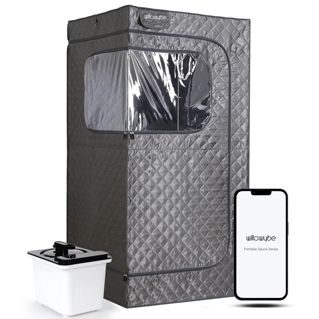 Portable Steam Sauna with Bluetooth Control, 4L KingPower Steamer, Body Tent, Foldable Chair | Personal Home Spa