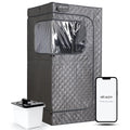 Portable Steam Sauna with Bluetooth Control, 4L KingPower Steamer, Body Tent, Foldable Chair | Personal Home Spa