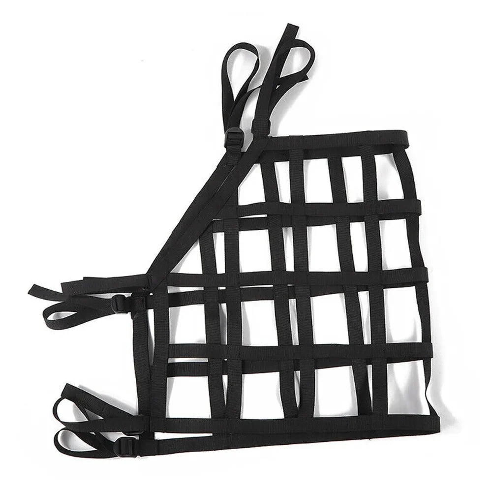 Teledu Rear Trunk Cargo Back Isolation Net Mesh Organizer + 4 Door