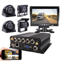 4- WiFi  1080P Truck Camera System Real-time Lopp Video Record Video, Remote View on /Web, Waterproof 120 Large View Angle Camera for Van  Bus