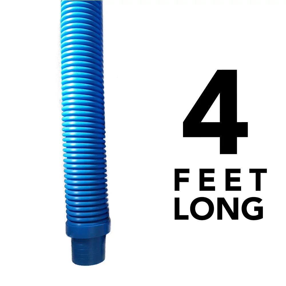 Puri Tech Pool Cleaner Vac Hose Kreepy Krauly Barracuda 1.5 in x 4 ft Blue 5 Pack