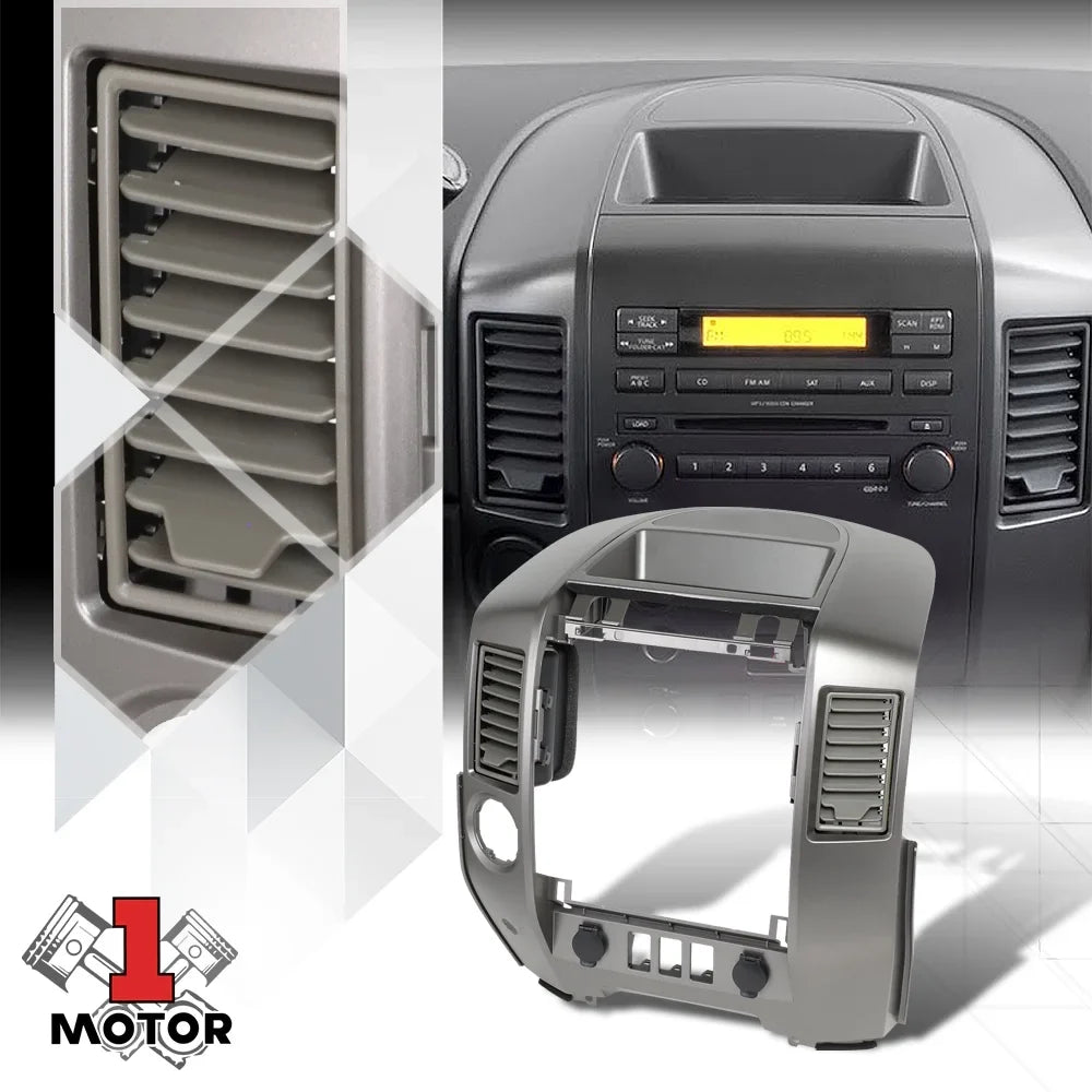 Instrument Radio  Center Console Bezel Assembly for 04-2006 Nissan Titan /