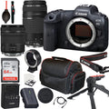 Canon  R5 Mirrorless Camera with  24-105mm f/4-7.1   Lens + Canon  75-300mm f/4-5.6  Lens + 64GB Memory Card + Tripod + Case & More