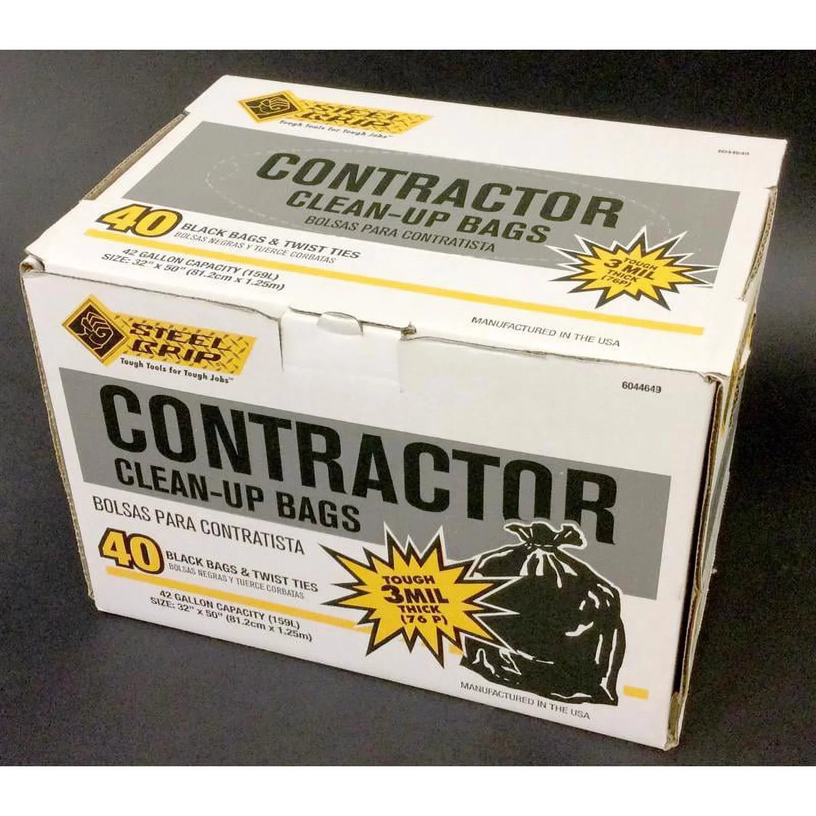 Poly Pak Industries  42 gal Contractor Bag, Pack of 40