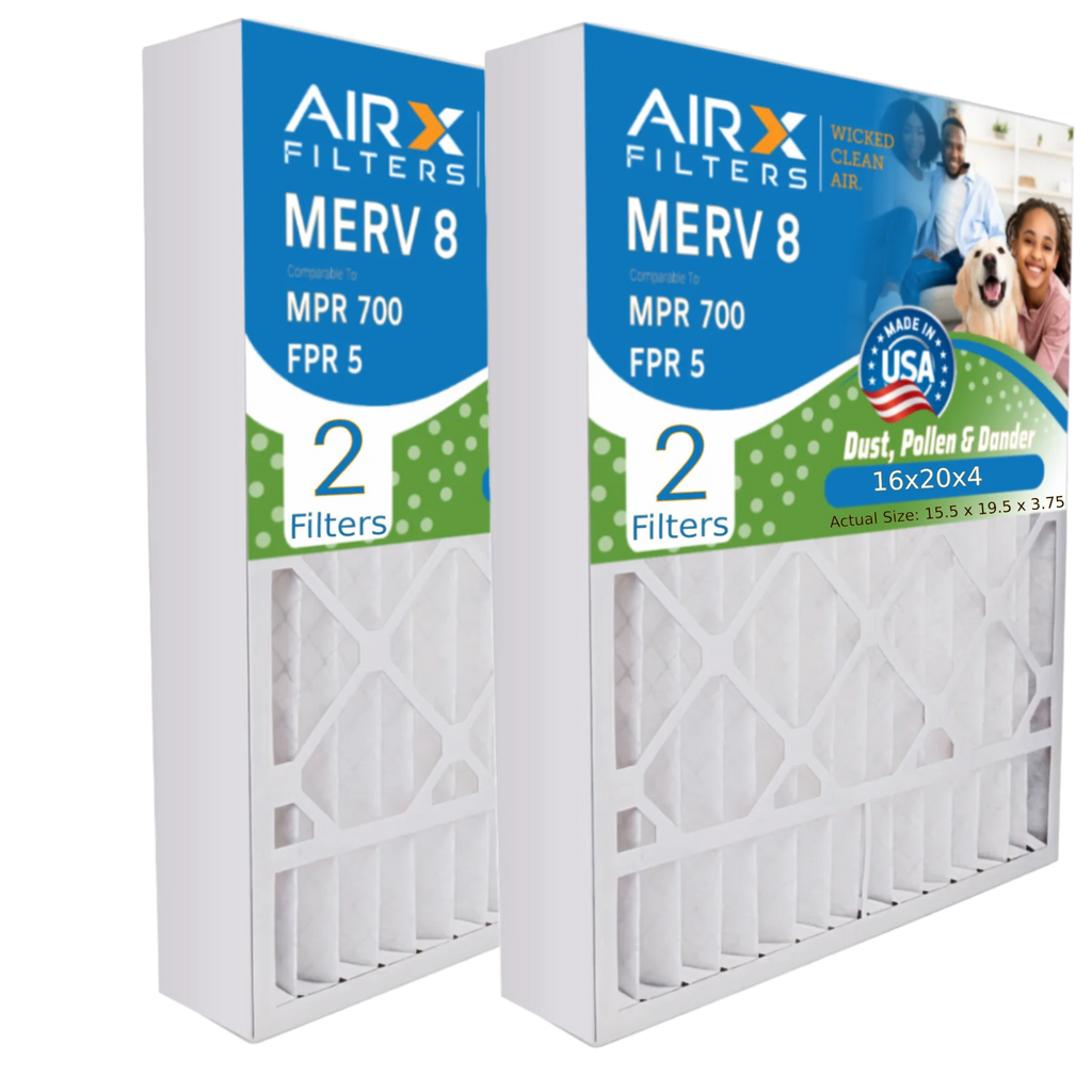 16x20x4 Air Filter  8 Comparable to  700 &  5 Compatible with Bryant Carrier -0017 Premium  Made 16x20x4 Furnace Filter 2 Pack by     .
