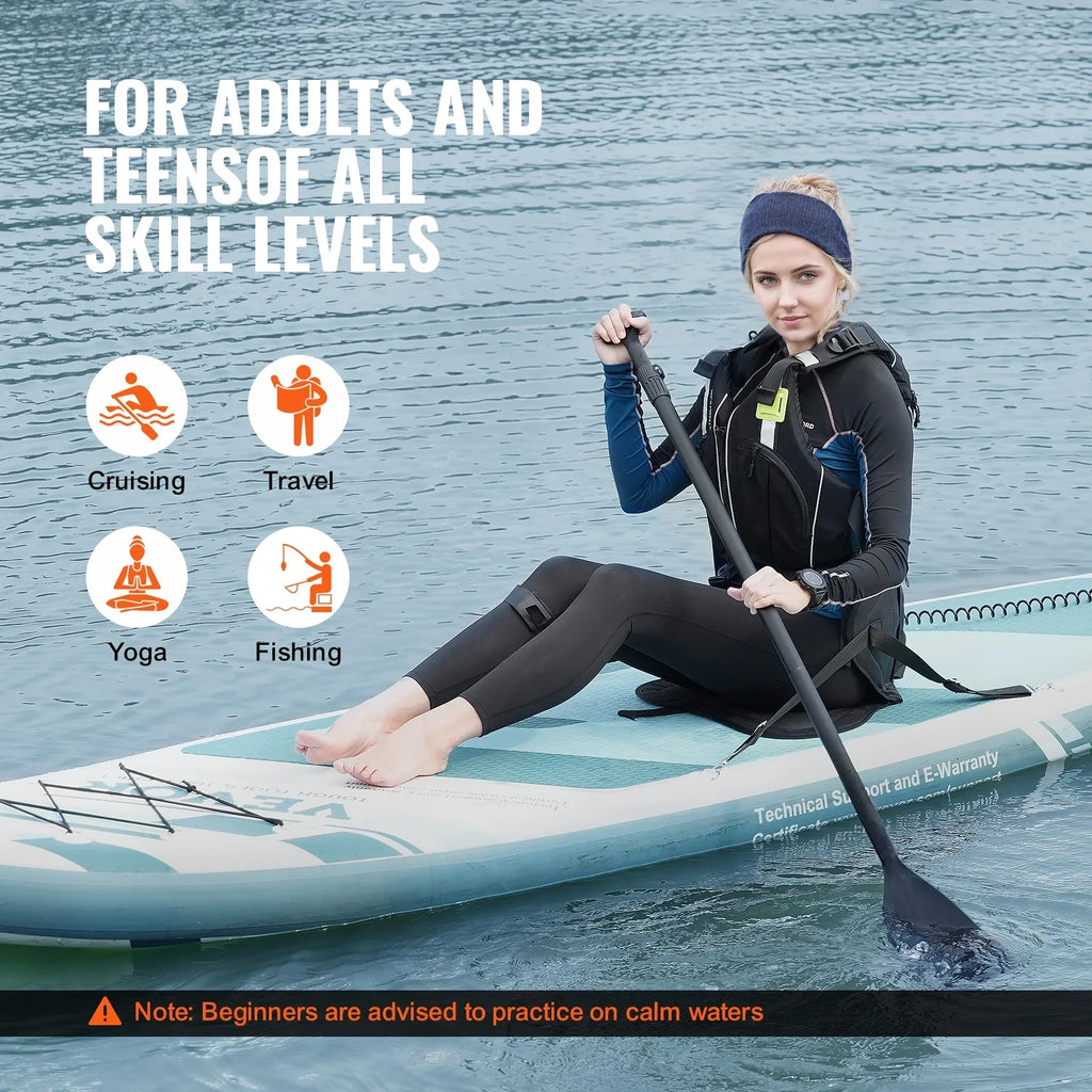 10 ft Kayak Board Inflatable Stand Up Paddle Board with Seat Accessory