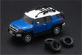 Toyota  Cruiser ( 2015) Car [1:64 scale in Blue/White]
