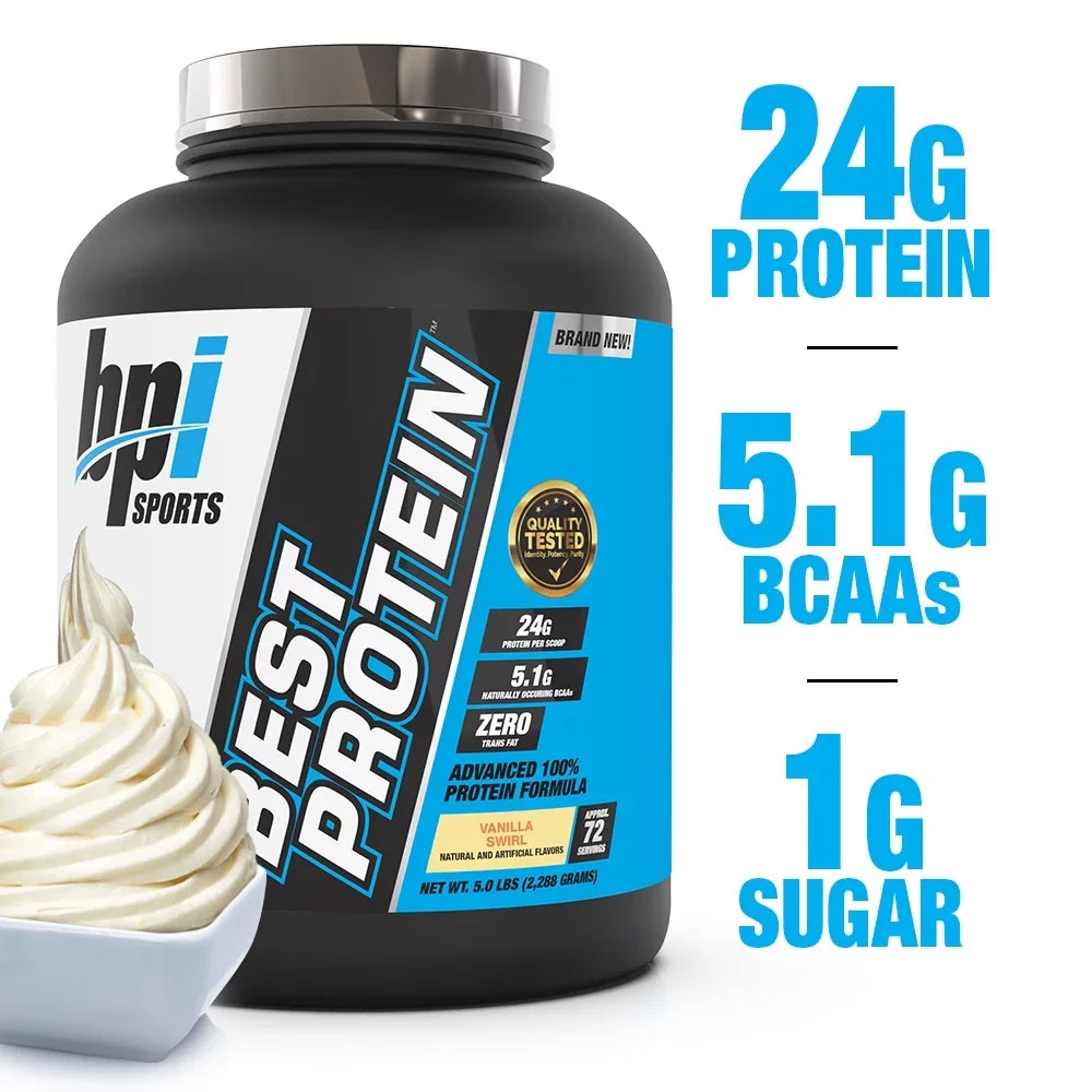 Sports Best Protein Protein Vanilla Swirl, 72 Servings