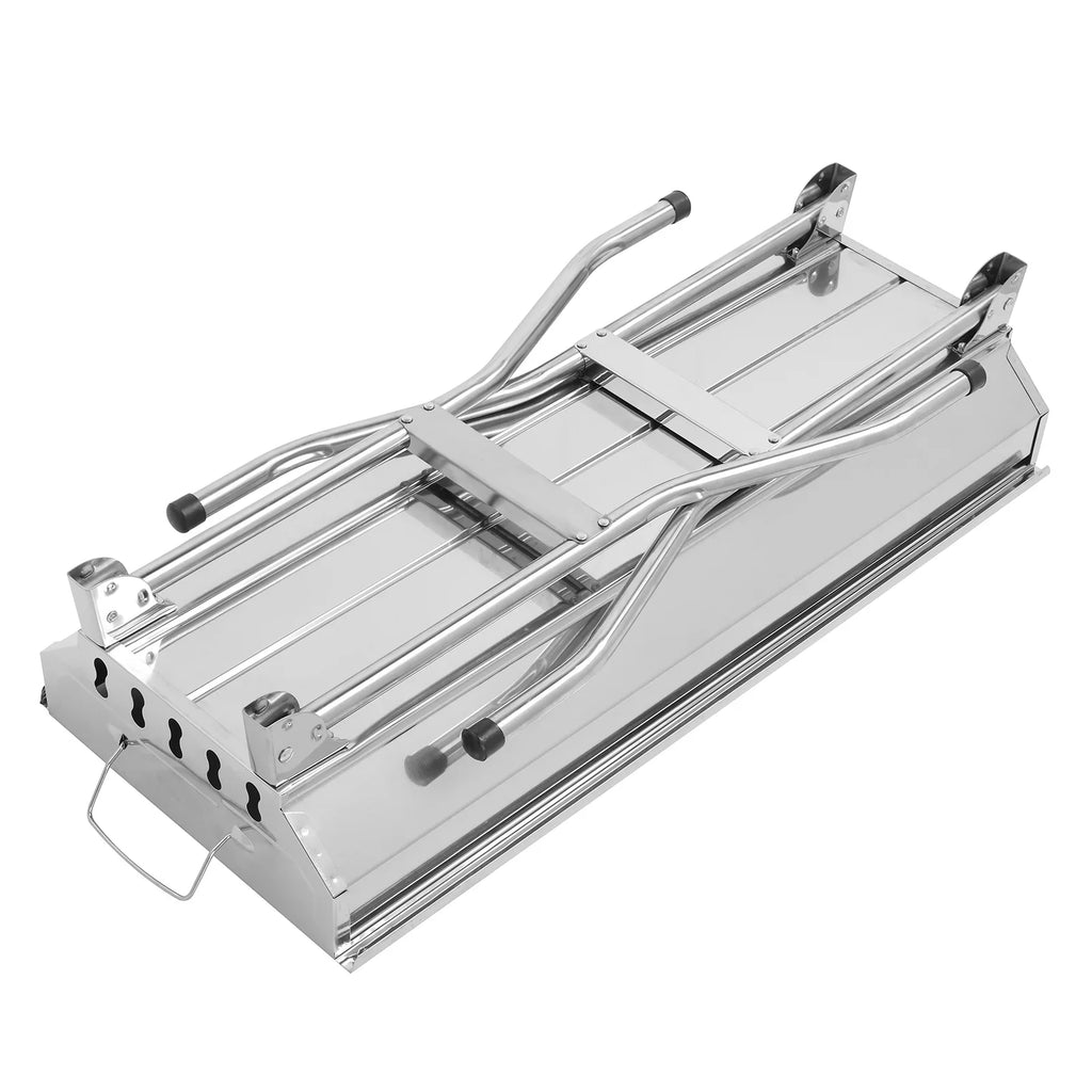 27.5 in Portable Charcoal Grill Upgraded Folding Large Barbecue Charcoal Grill for Party Picnic Travel Home  Outdoor Cooking