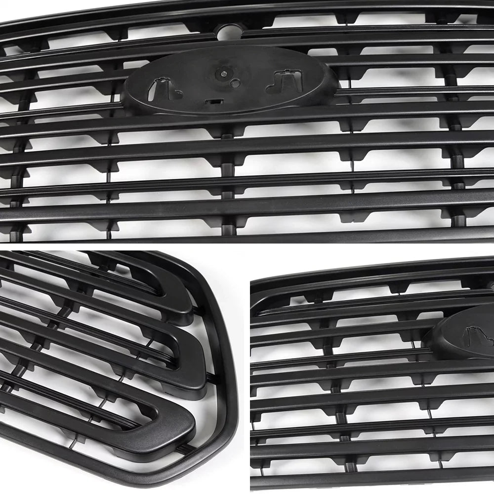 PIT66 Fit For 2015-2018 Ford Transit 150 250 350 Front Bumper Black Grill Grille