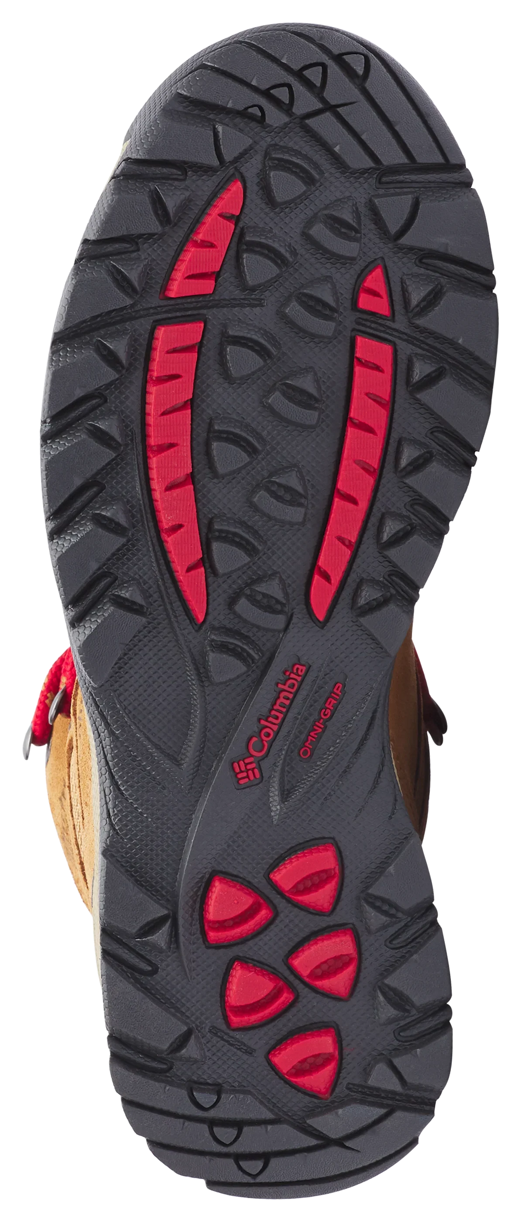 Columbia Newton Ridge Amped Waterproof Hiking Boots for Ladies - Elk/Mountain Red - 10W