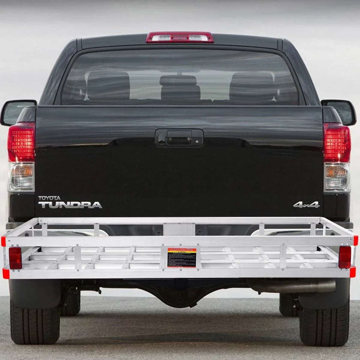 Hitch Cargo Carrier Fits 2” Receiver, 60” x 22” x 7” Mount Luggage Rack, Aluminum Trailer Vehicle Cargo Basket for , Truck, Car, 500LBS Capacity