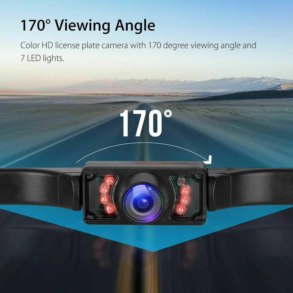 Wireless Backup Camera System Kit with 5'' Monitor Rear View Reverse System for Car/Truck/Van/Pickup/Camper