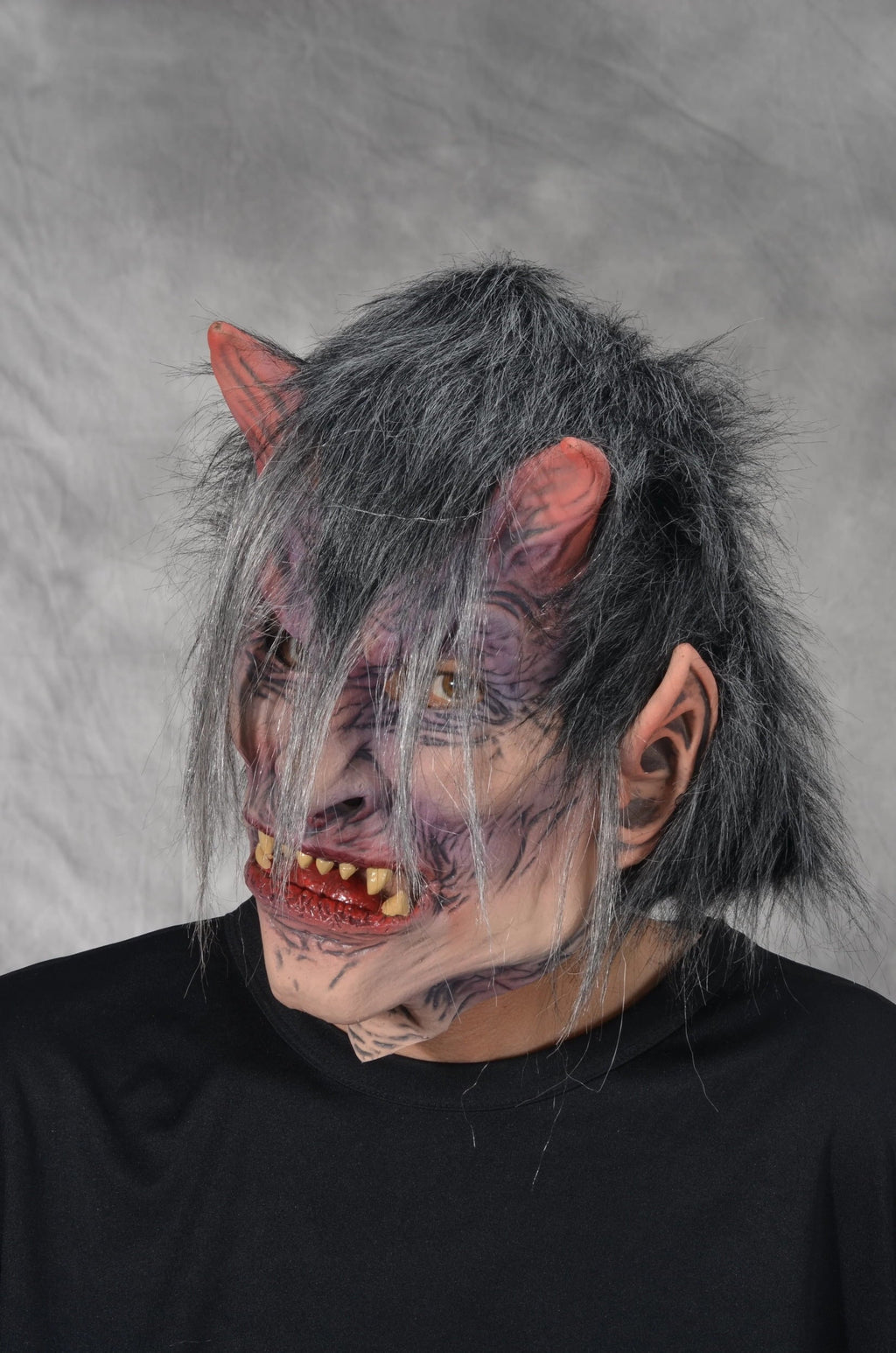 Lucifer Prince of Darkness Mask w/ Hair