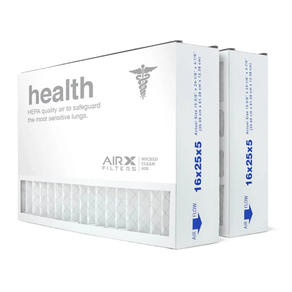 AIRx Filters 16x25x5  13   Furnace Air Filter Replacement for Air Bear Trion 229990-105, Health 2-Pack, Made in the