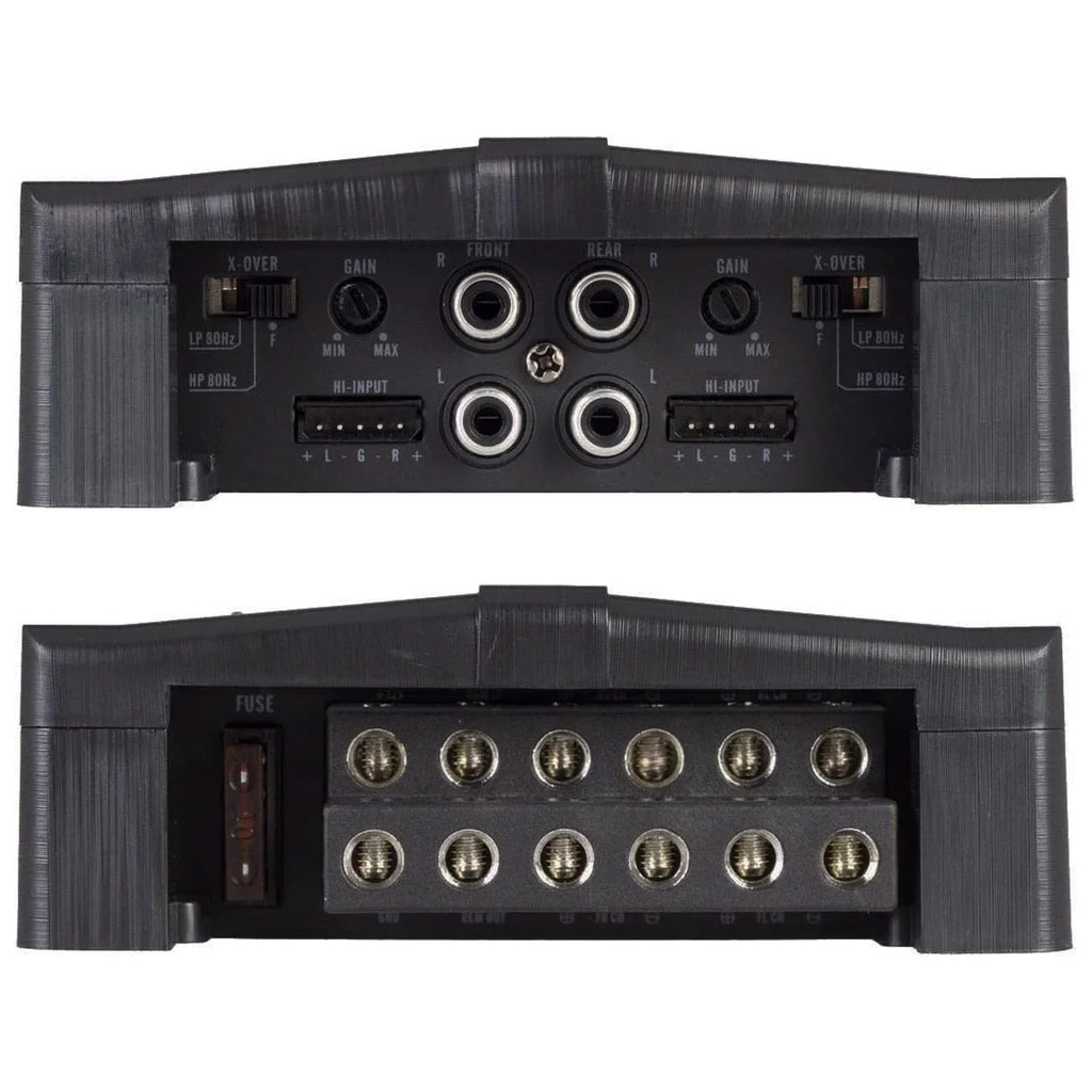 Power Acoustik RZ4 3000D Razor Series Class D Full-Range and Monoblock Amp 4 Channels 3000 Watts Max