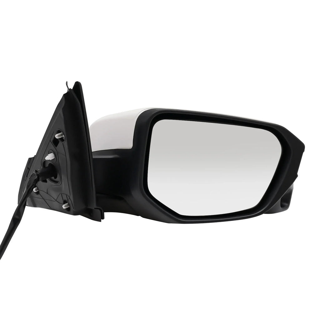 Right Side Mirror Power Heated View Camera Fit 2016-2020 Honda Civic Sedan White