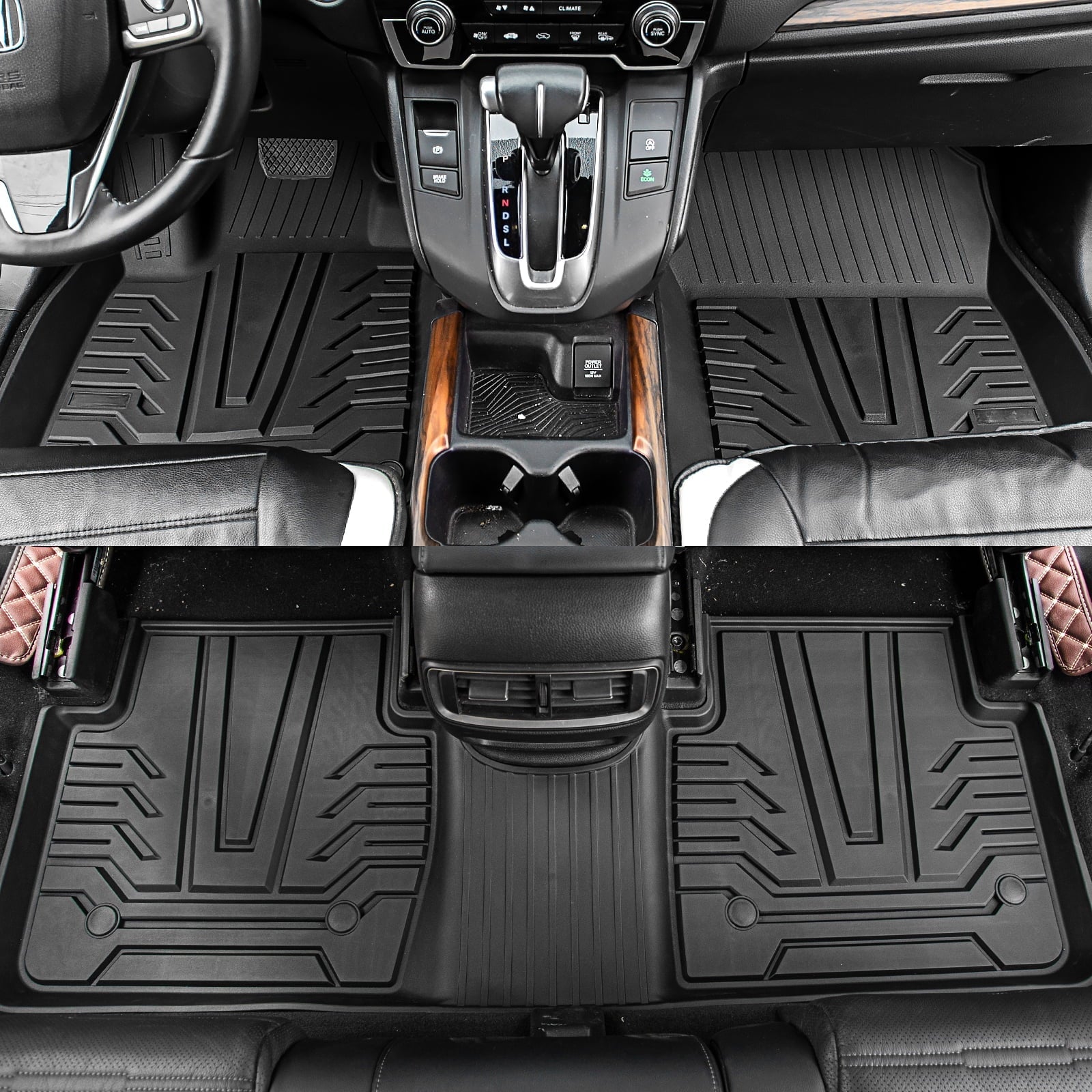 Fit 2017-2022 Honda  Fuel Floor Mats Cargo Liner 2021 -V Accessories (Trunk Mats + Floor Mats)