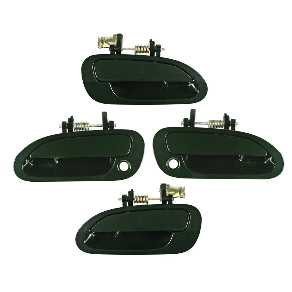 Advance For 98-02 Honda Accord Front Rear Left Right Exterior Outside Door Handle Set of 4pcs G87P Dark Emerald Pearl 1998 1999 2000 2001 2002