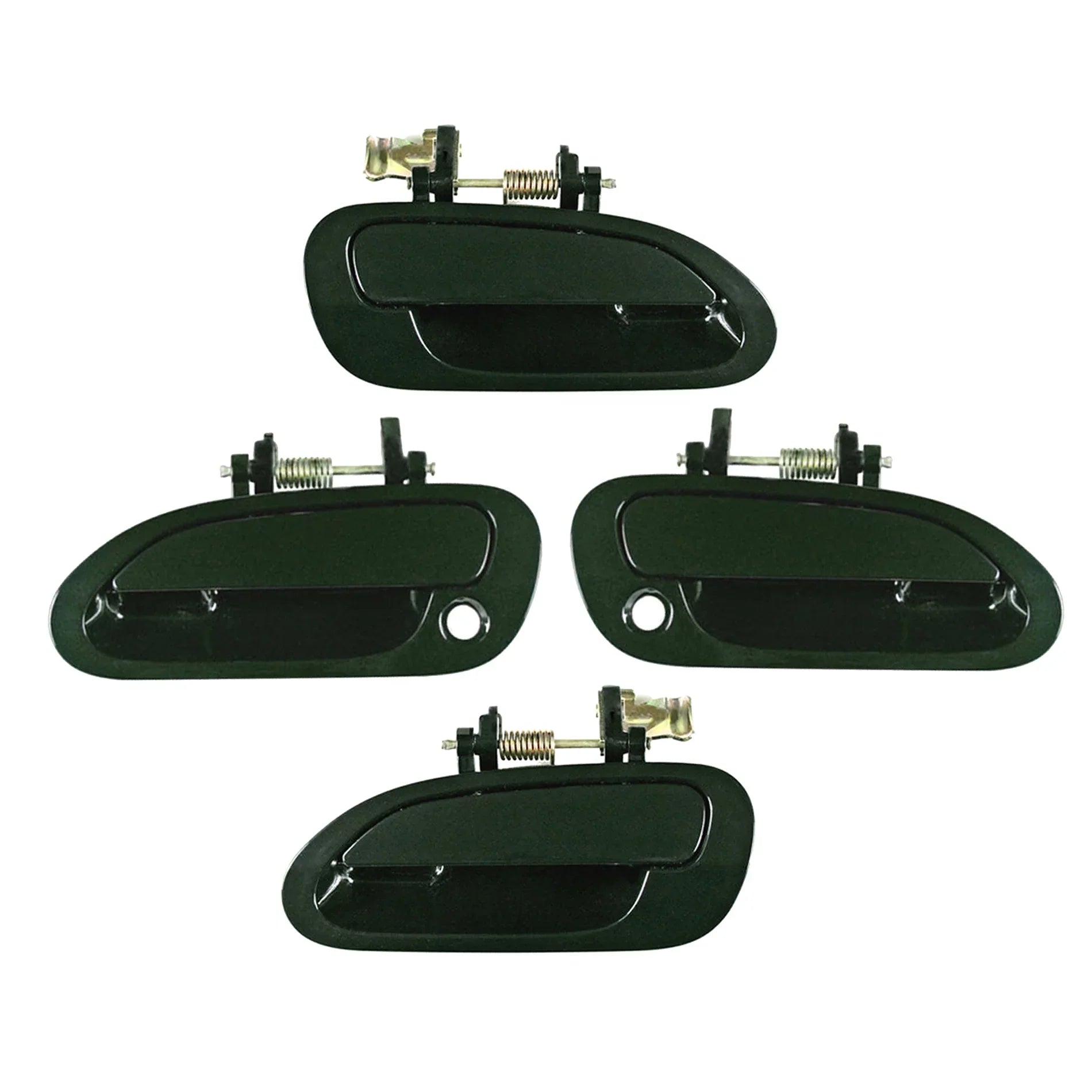 Advance For 98-02 Honda Accord Front Rear Left Right Exterior Outside Door Handle Set of 4pcs G87P Dark Emerald Pearl 1998 1999 2000 2001 2002