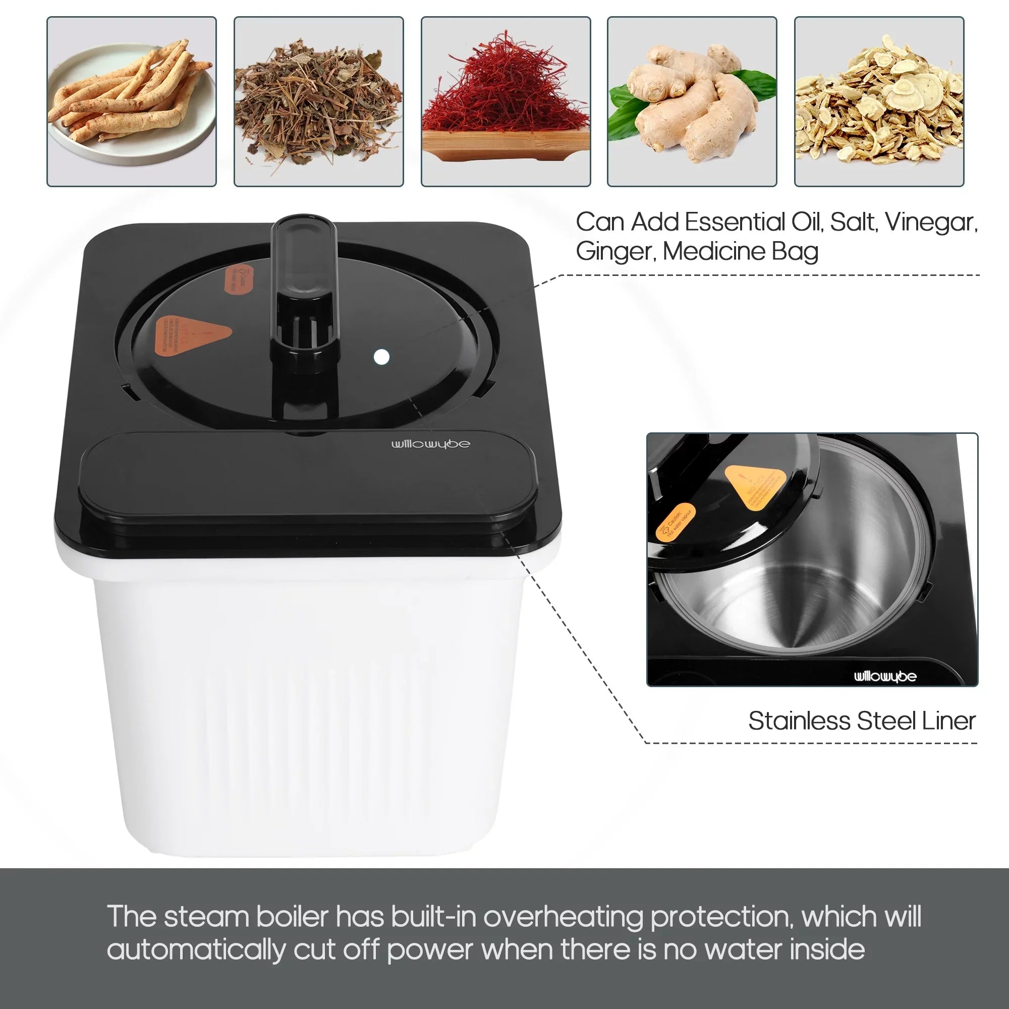 Portable Steam Sauna with Bluetooth Control, 4L KingPower Steamer, Body Tent, Foldable Chair | Personal Home Spa