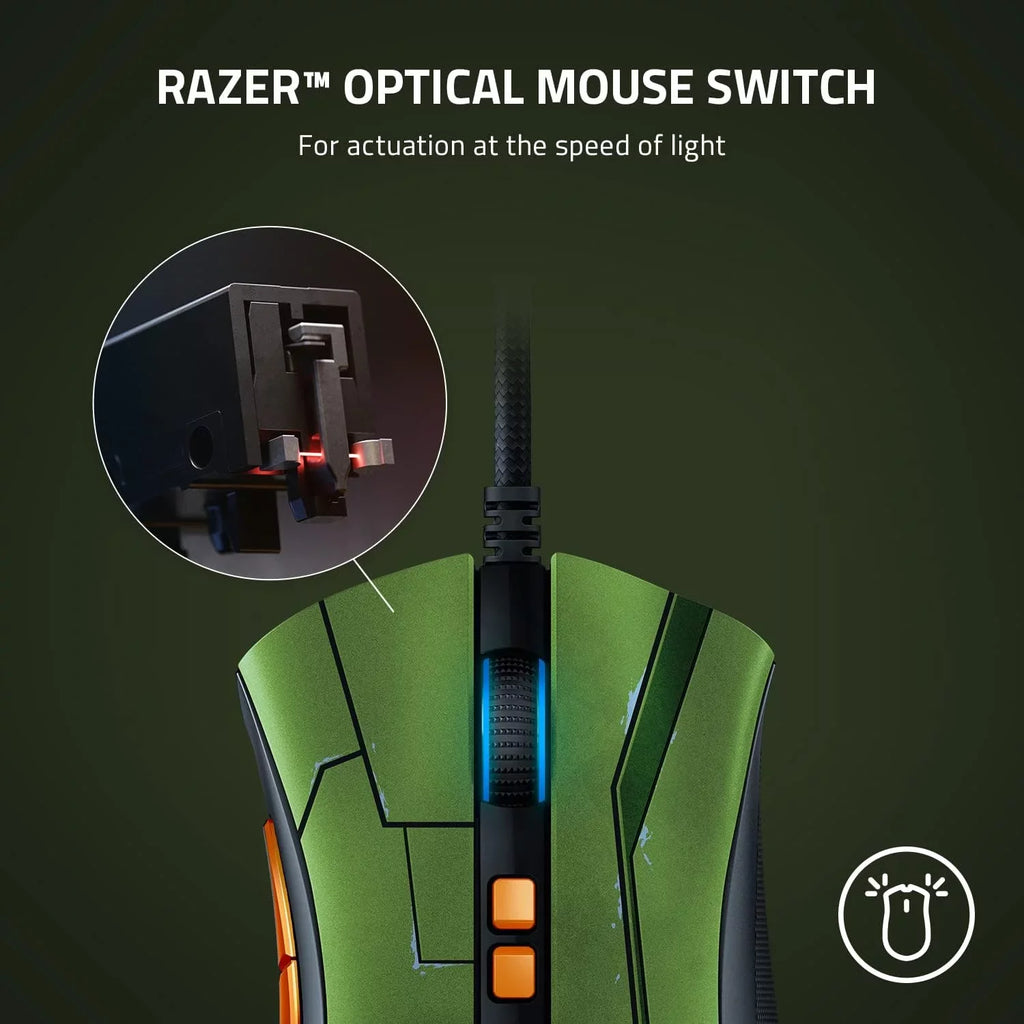 Razer DeathAdder V2 Gaming Mouse Halo Infinite Edition Certified Refurbished