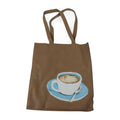 Pre-Owned  Fendi Tote Bag 7VA426 Leather Brown Series Shoulder Coffee Cup Pattern (Like New)